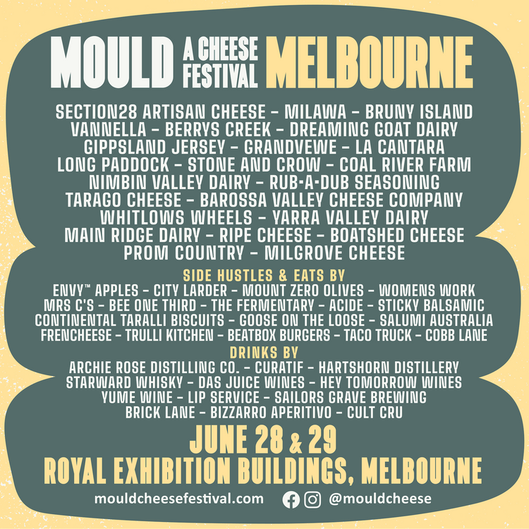 MELBOURNE 2024 – Mould Cheese Festival